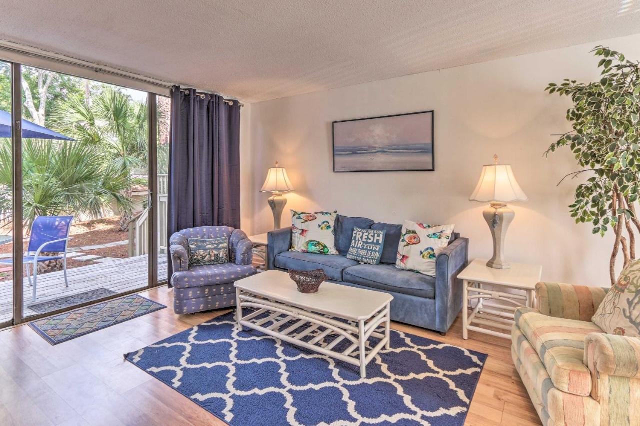 Hilton Head Island Townhome Patio, Walk To Beach Exterior foto